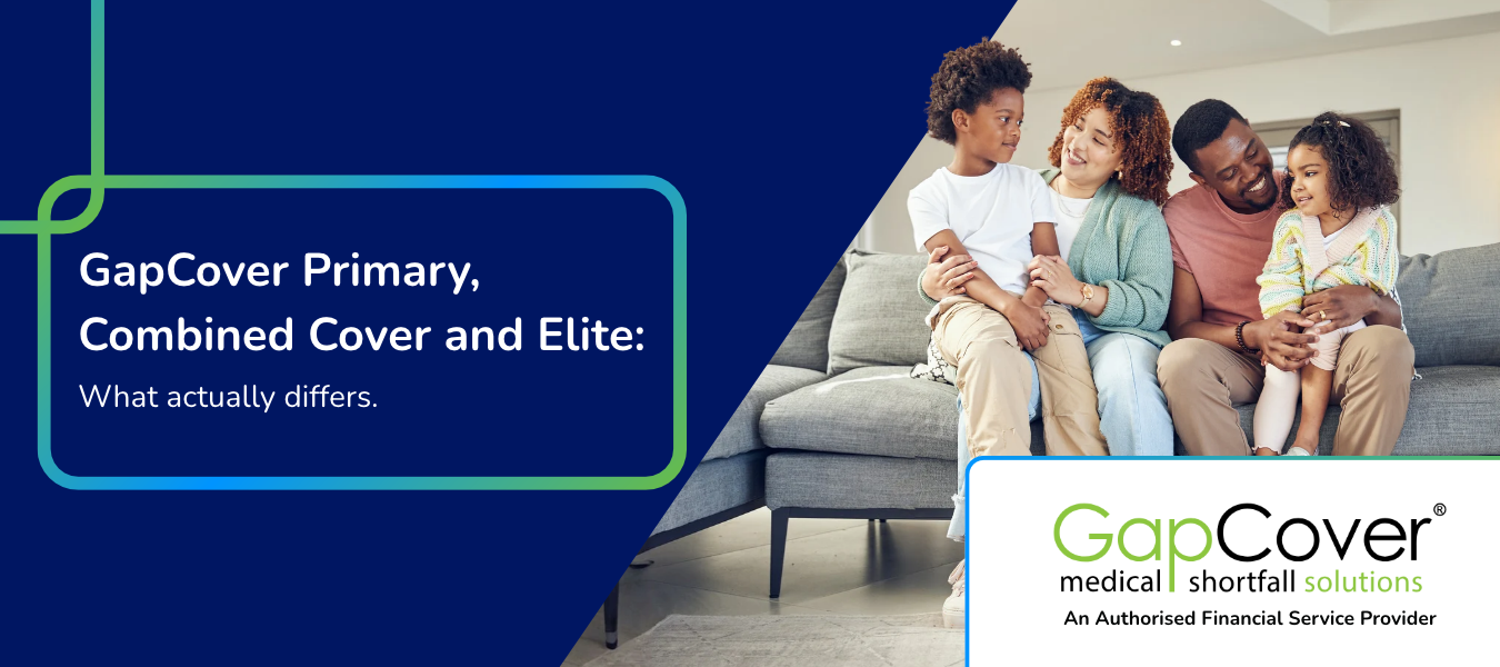 GapCover Primary, Combined Cover and Elite: what actually differs
