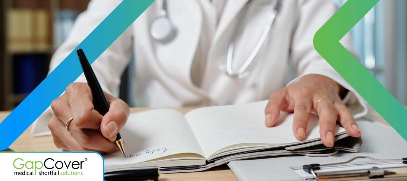 doctor-reviewing-medical-records-gapcover-medical-shortfall-solutions-south-africa